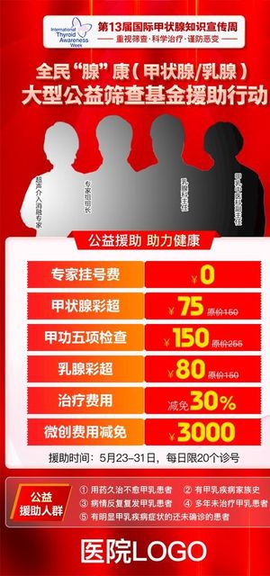 甲状腺检查套餐图片