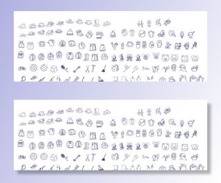 人物衣帽工具简笔画图片