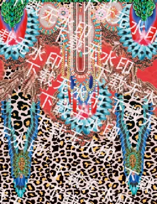 手绘大牌 定位图案图片