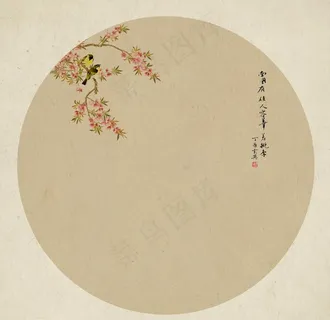 中国风工笔画背景图片 中国风工笔画背景图片