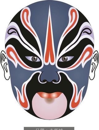 川剧 脸谱          图片