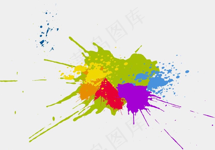 泼墨画 泼墨素材图片