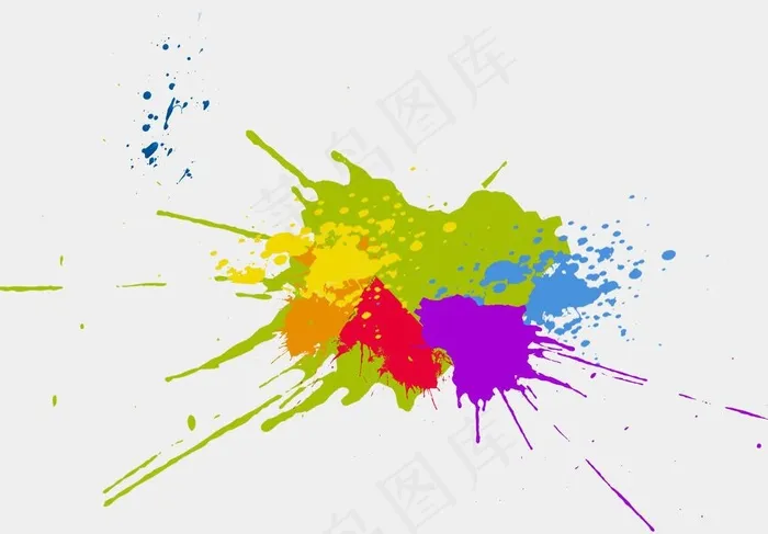 泼墨画 泼墨素材图片psd模版下载