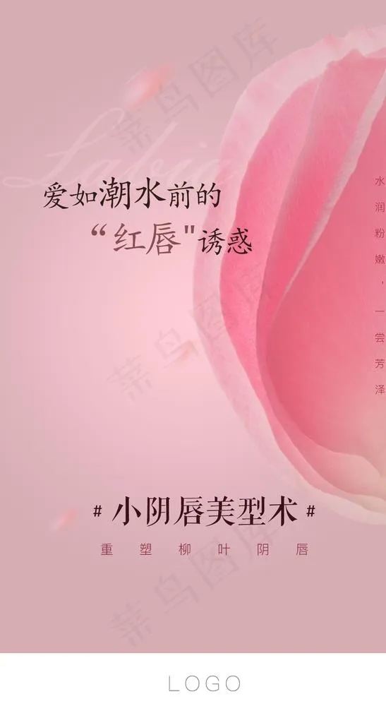 私密粉嫩海报图片(1200x2123)psd模版下载