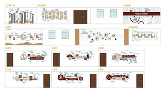 全套校园文化墙图片