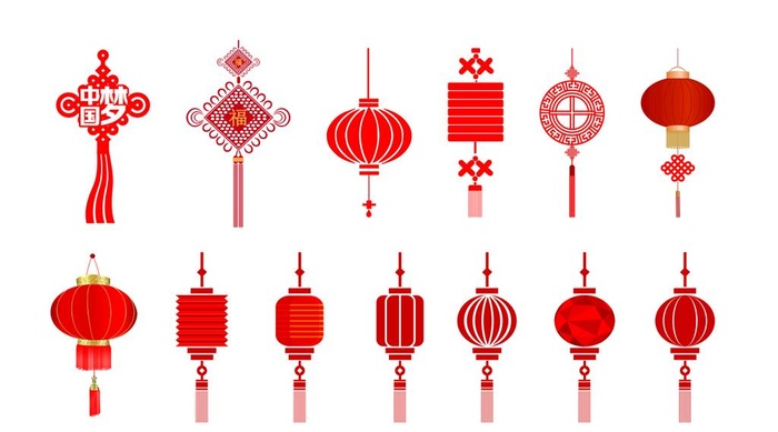 灯笼图片cdr矢量模版下载
