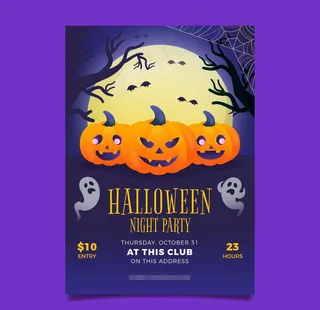 万圣节海报图片