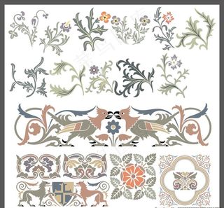 西方花纹 花边 边框 角花图片