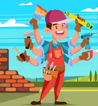 矢量扁平化卡通插画片图片