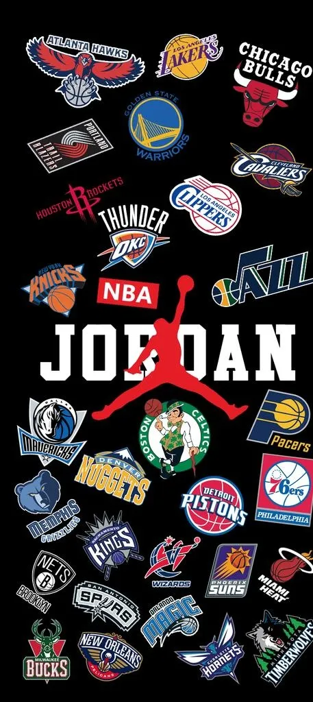 NBA篮球队徽JORDAN乔丹图片psd模版下载
