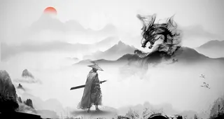 武侠水墨风KV图片