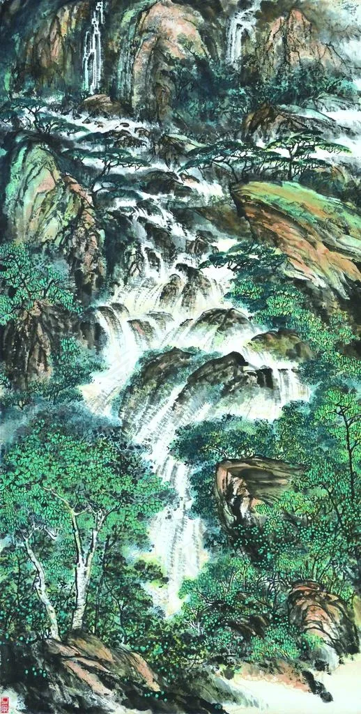 山水  手绘图片