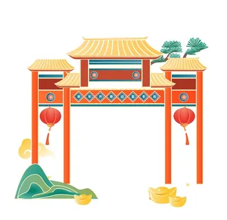 鲤鱼跃龙门 图片