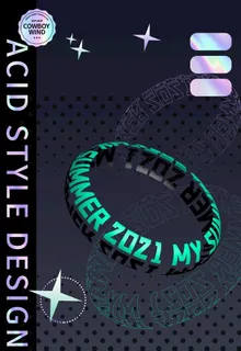 镭射酸性时尚潮流图片