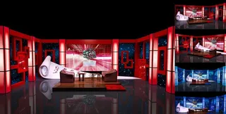 演播厅舞美设计图片