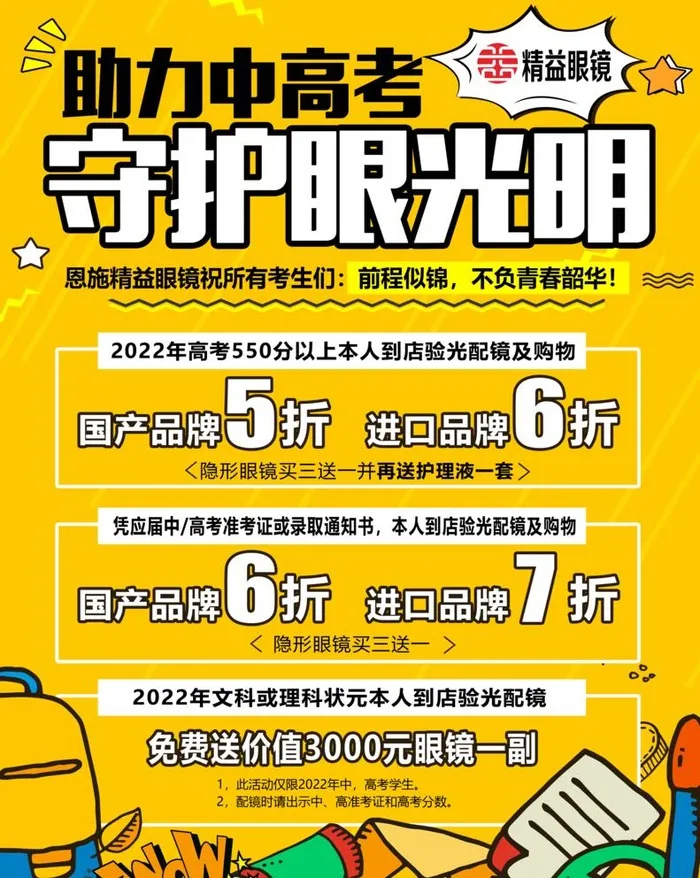 眼镜海报图片(3346x4331)psd模版下载