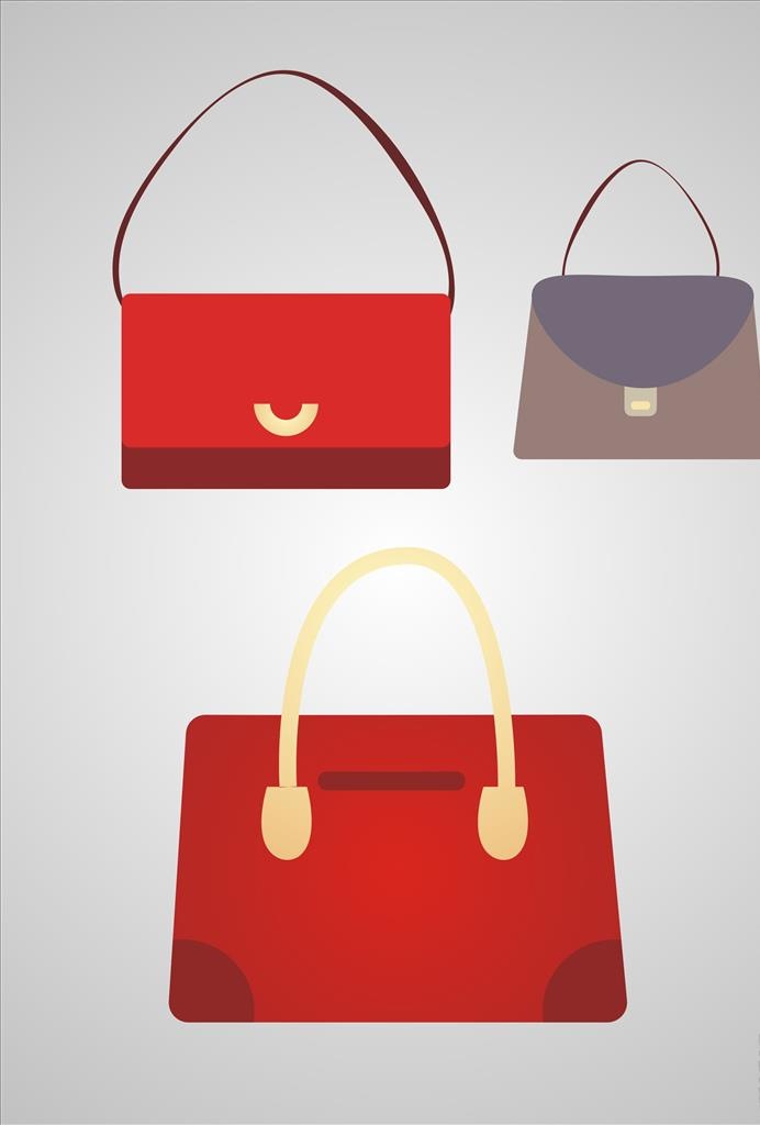 女士包包元素设计图片