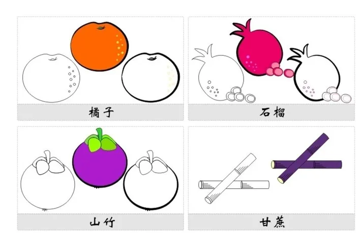 简笔画图片cdr矢量模版下载