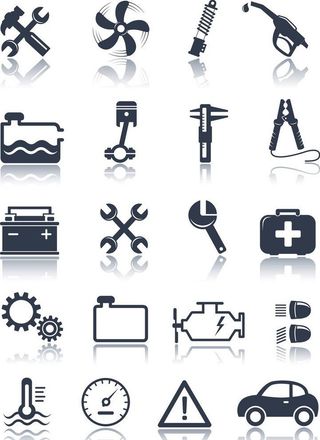汽车服务图标图片