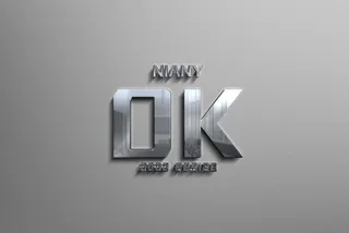 镜面立体质感LOGO贴图样机图片