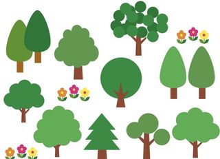 矢量树木图片