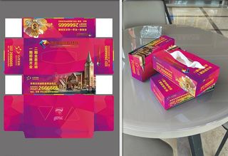 房地产抽纸盒设计图片