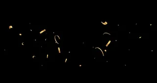 金色庆祝碎片图片