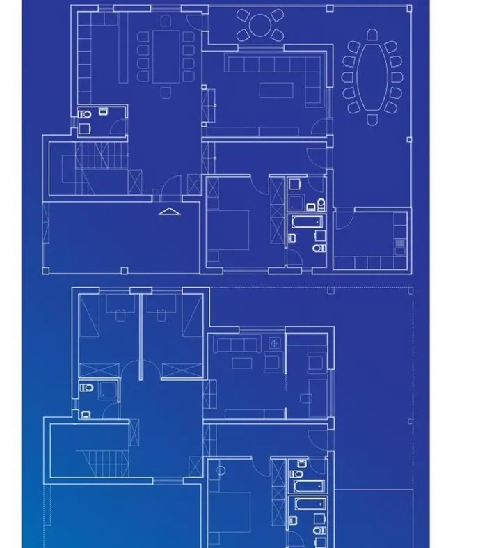 室内设计建筑图纸图片ai矢量模版下载