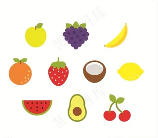 水果素材矢量图图片