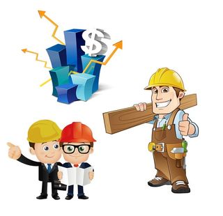 工地素材 人物 卡通人物 劳工图片