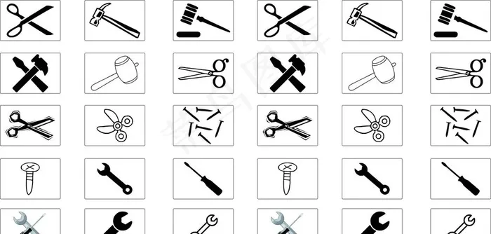 工业工具 小工具 矢量图图片cdr矢量模版下载