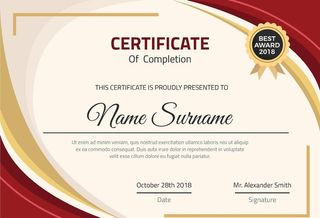 英文荣誉证书图片