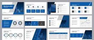 商务数据信息图表PPT图片