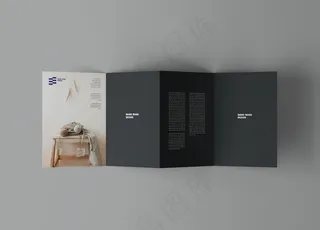 三折页样机图片