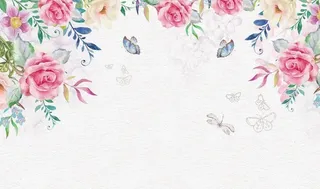 玫瑰花电视背景图片