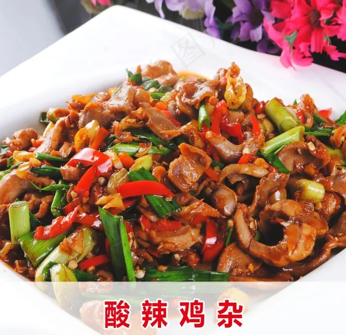 酸辣鸡杂图片(1102x1102)psd模版下载
