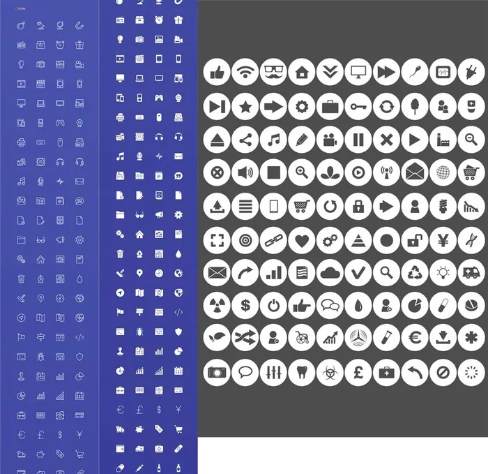 网站矢量小图标合集图片