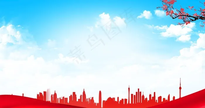 展板背景图片psd模版下载