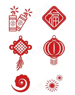 中国过年剪纸图片