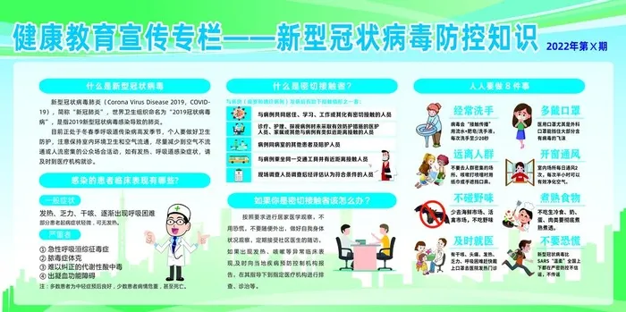 新冠肺炎预防,新冠肺炎病毒,防疫cdr矢量模版下载