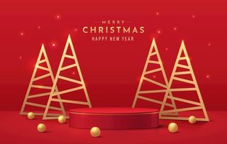 圣诞促销背景图片