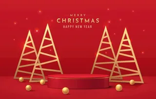 圣诞促销背景图片