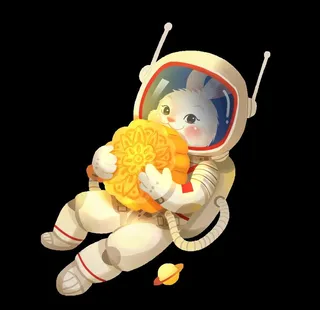 太空兔图片