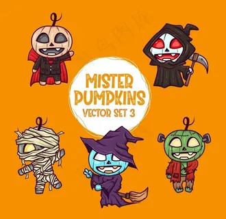 万圣节南瓜人图片 万圣节南瓜人图片