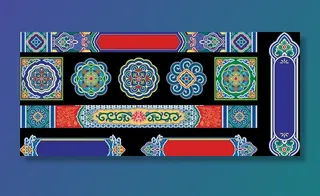 建筑装饰图案花纹图片