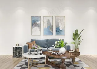 室内沙发背景墙图片