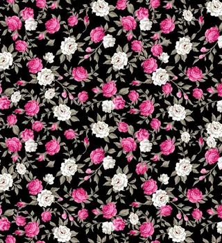 玫瑰小碎花图片