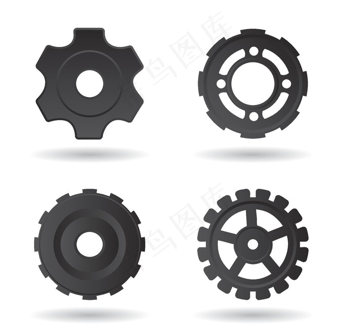 齿轮图片ai矢量模版下载