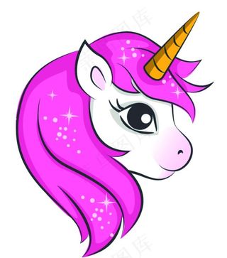 卡通独角兽图片