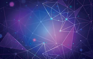 蓝紫渐变背景图片